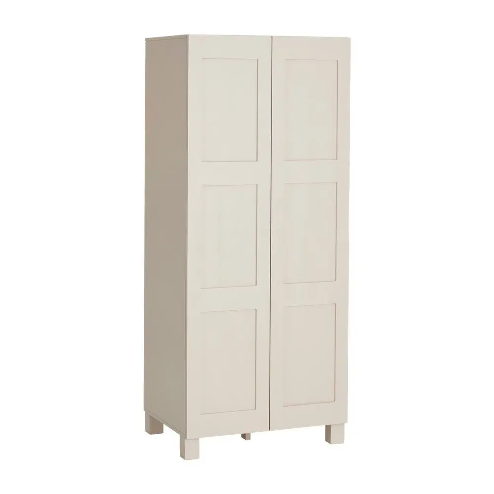 Šedobéžová závěsná šatní skříň z MDF 80x190x61 cm Ben – Ellos Home