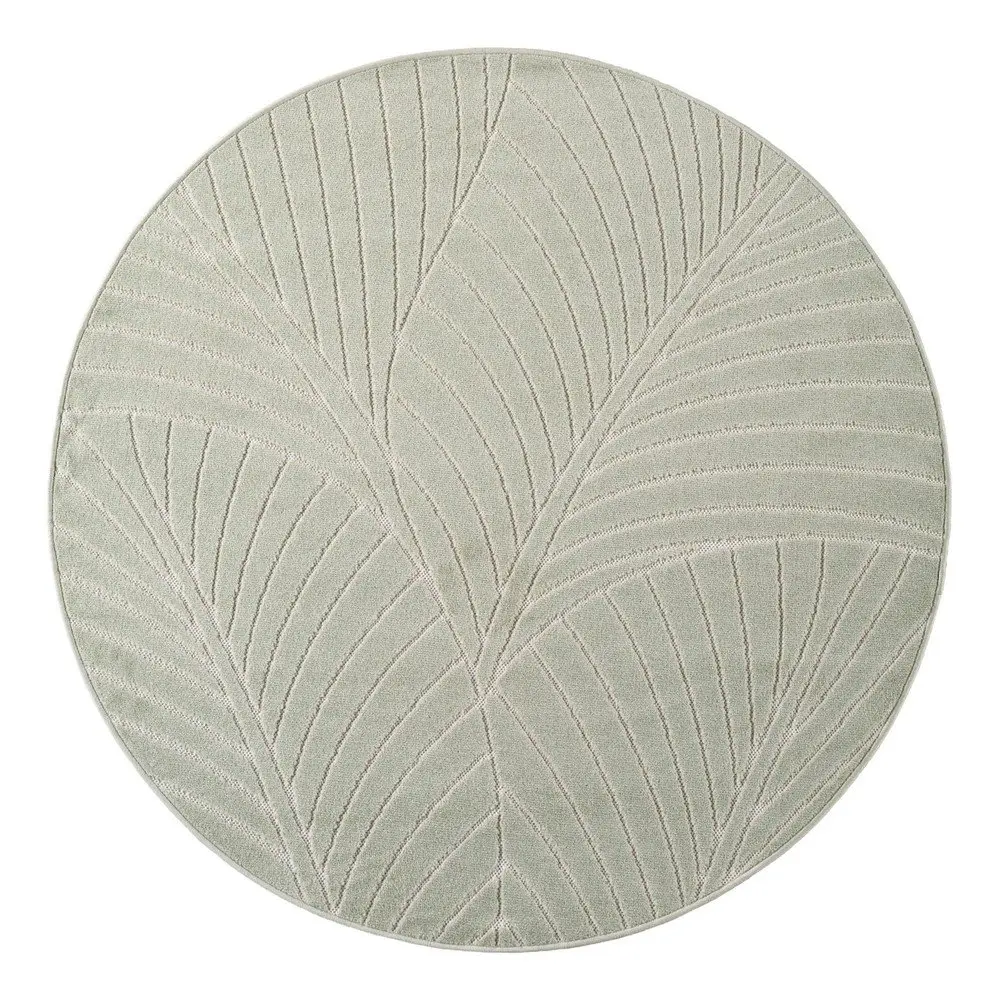 Zelený kulatý vnitřní a venkovní koberec ø 80 cm Nova 1203 – Ayyildiz Carpets