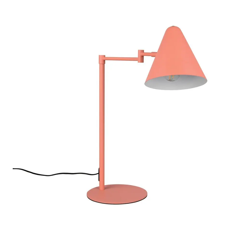 Oranžová stolní lampa s ohybatelnou konstrukcí (výška 50,5 cm) Cosima – Trio