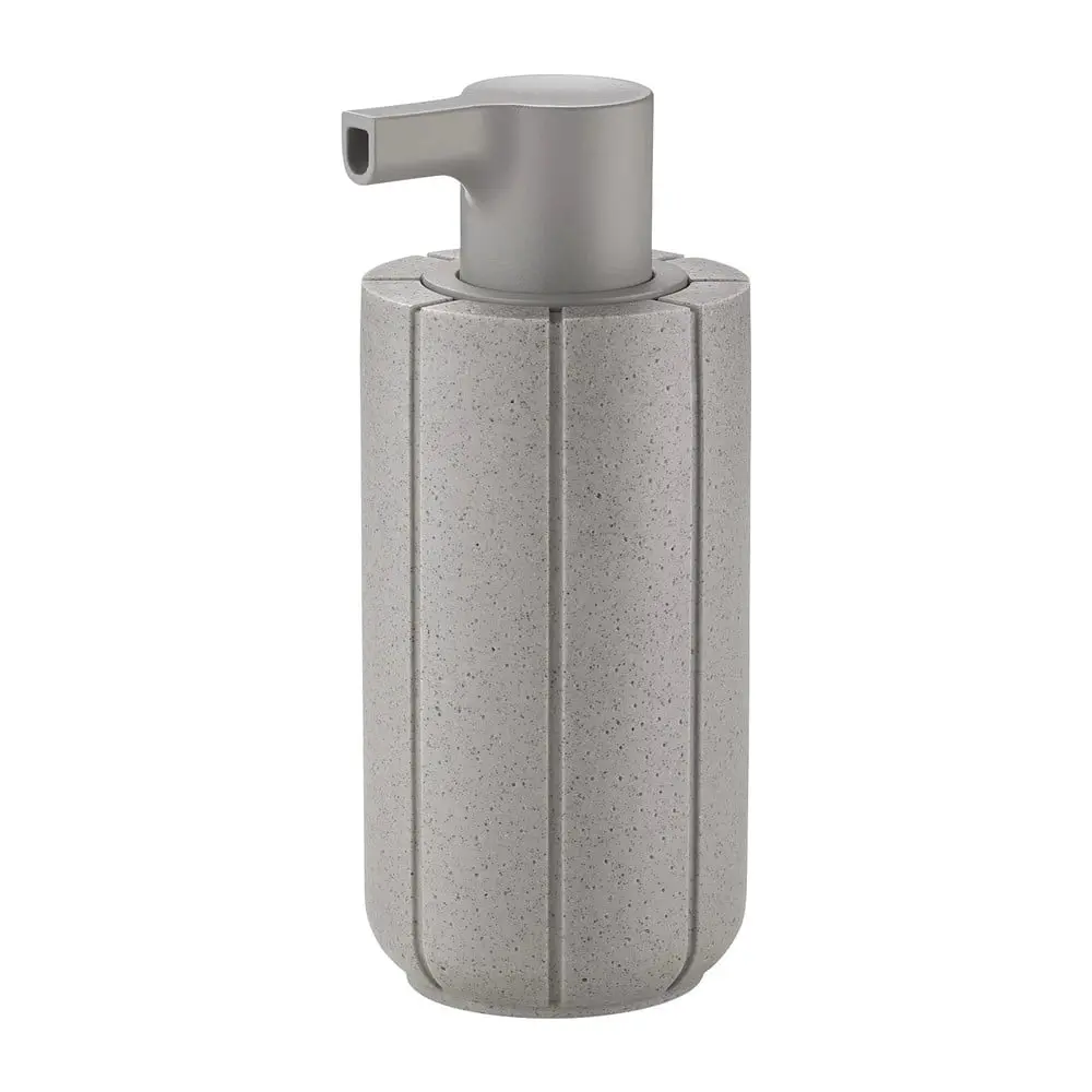 Světle šedý dávkovač mýdla z polyresinu 300 ml Kua – Blomus