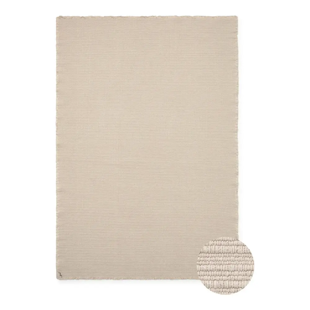 Khaki ručně tkaný bavlněný koberec 200x300 cm Handloom – Lorena Canals