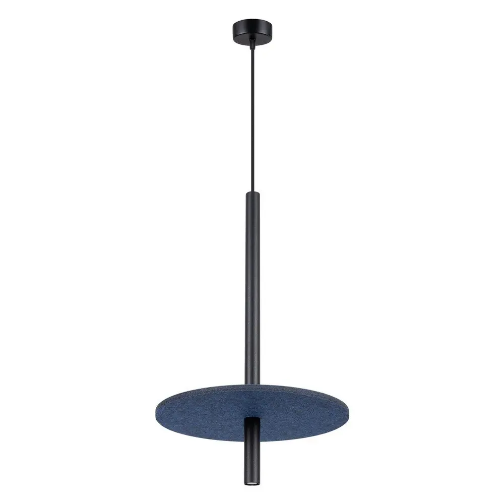 Černé/béžové kovové závěsné svítidlo ø 30 cm Rilu – Sollux