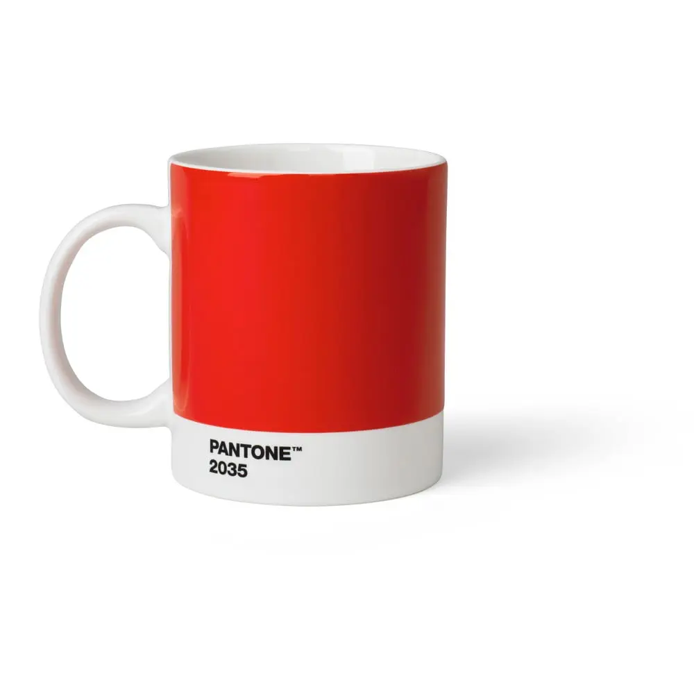 Červený porcelánový hrnek 375 ml Red 2035 – Pantone