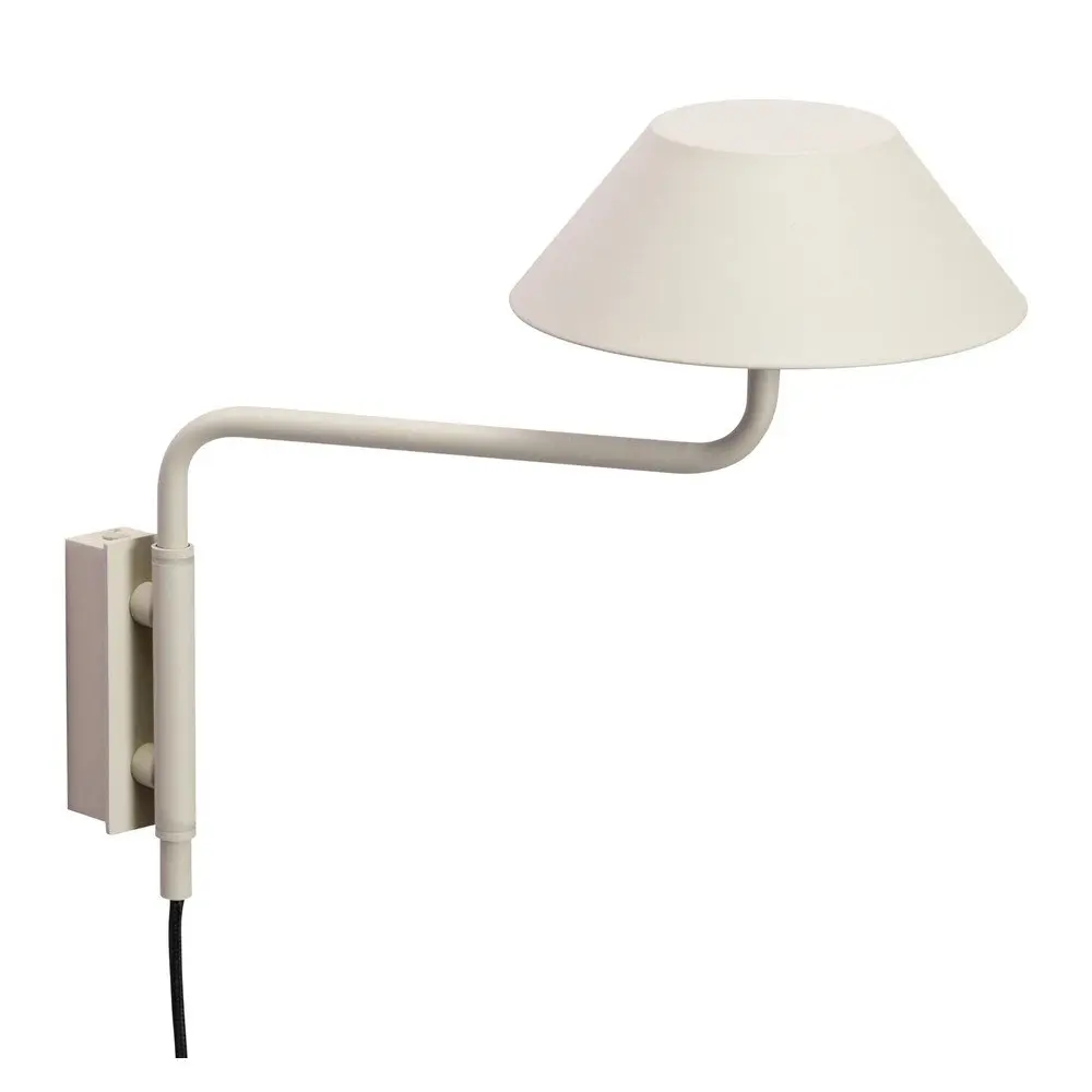 Černé kovové LED stmívatelné nástěnné svítidlo do zásuvky ø 30 cm Cover – Hübsch