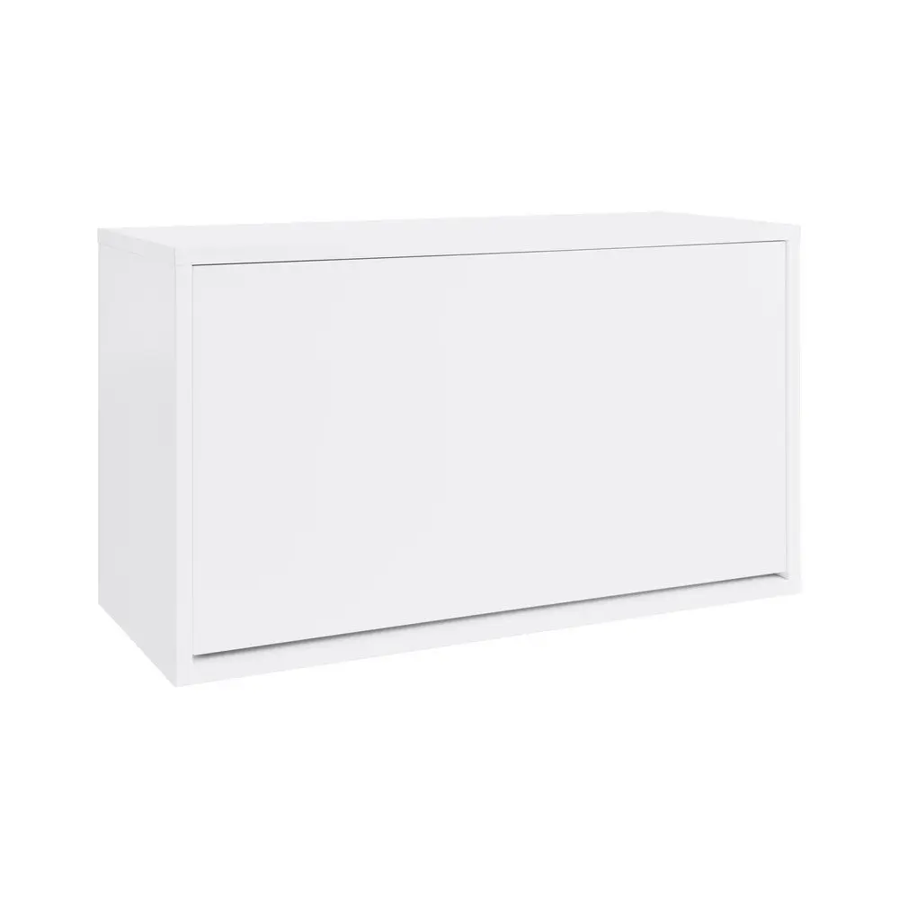 Bílý výklopný/závěsný botník 70x30x40 cm – ReCollector