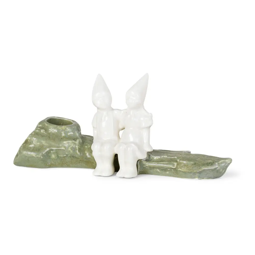 Vánoční kameninový svícen Kähler Design Christmas Tales, délka 19 cm