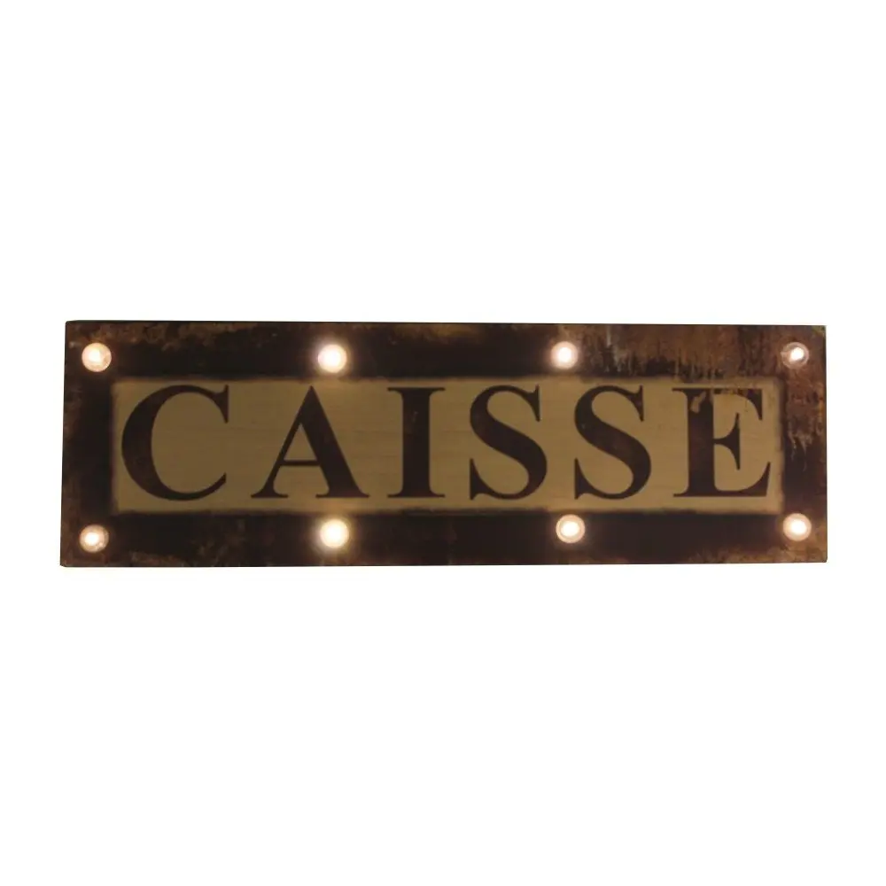 Svítící cedule Antic Line Caisse