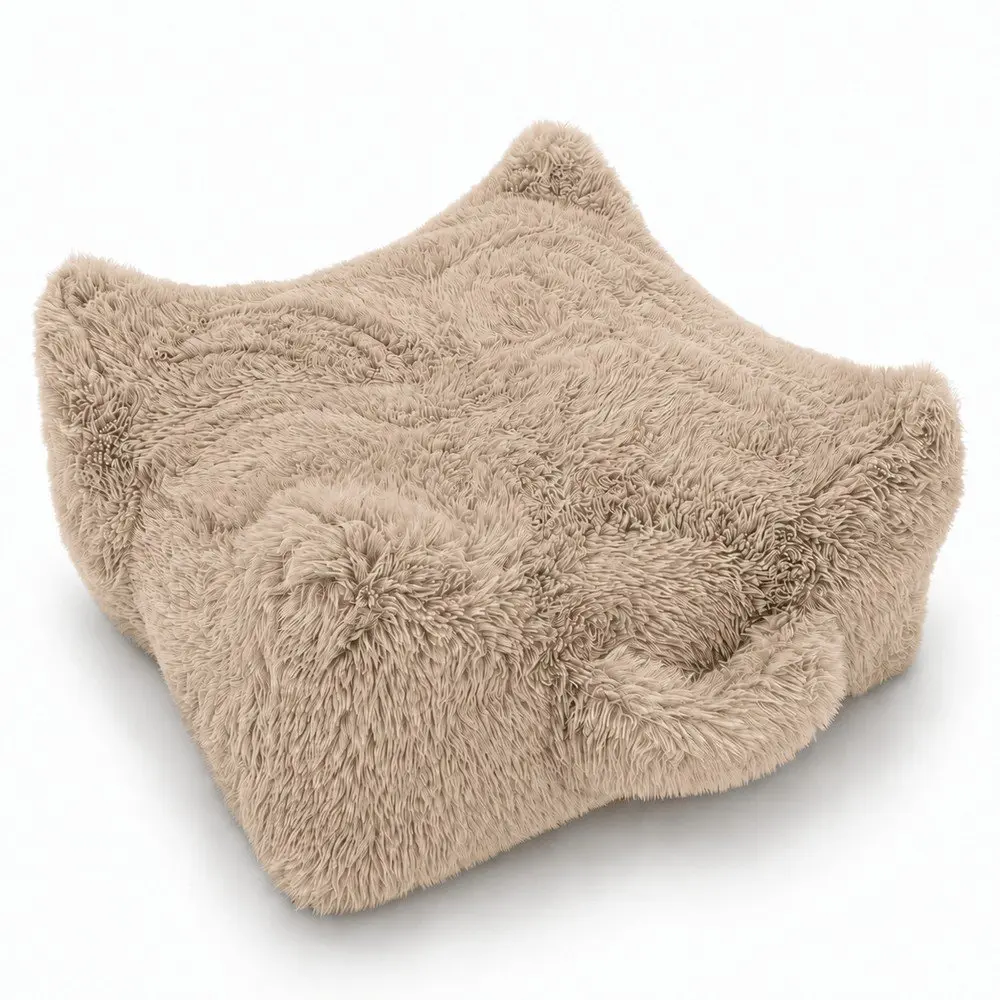 Bílý dětský sedací vak Mammoth – Meowbaby