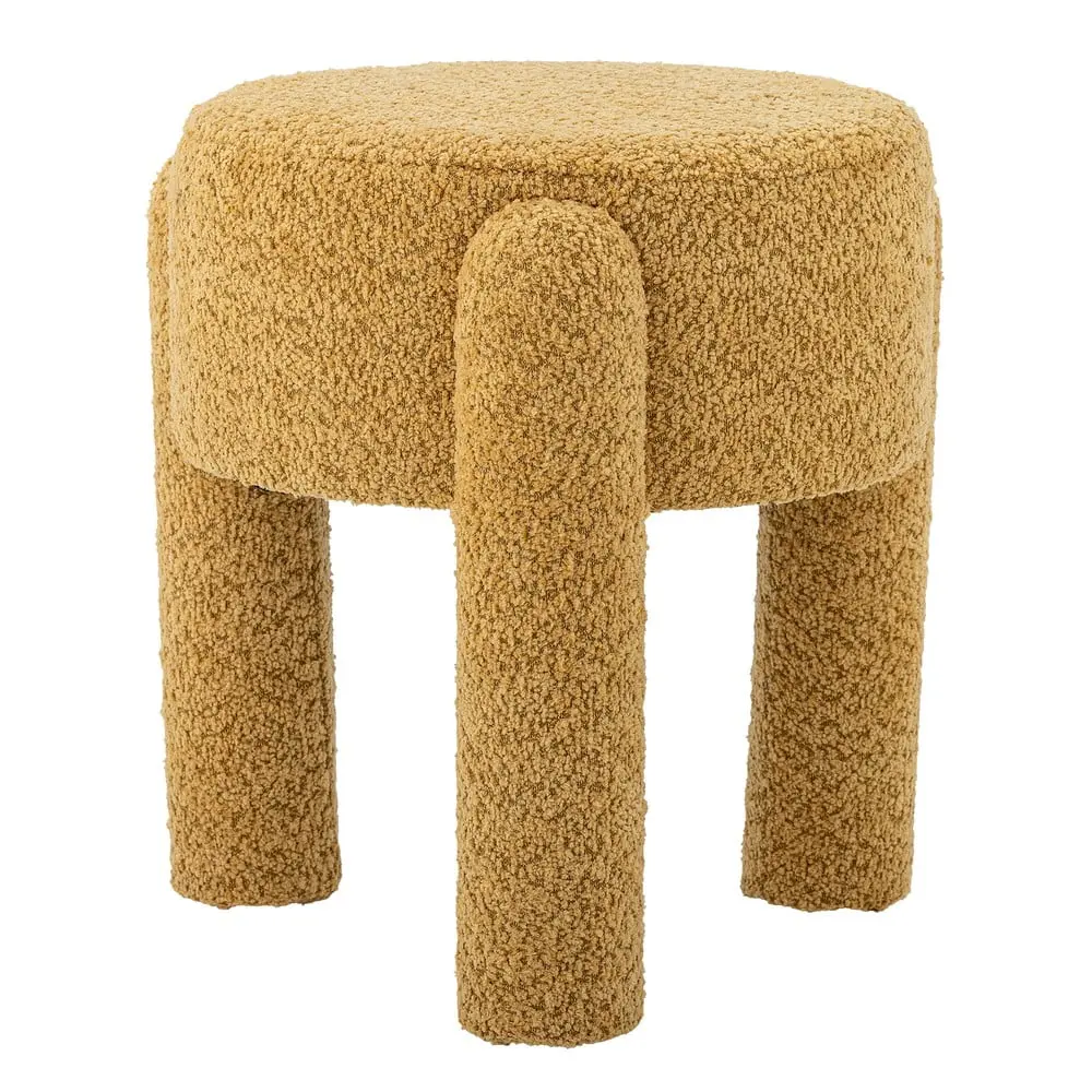 Okrově žlutá čalouněná stolička Bruno – Bloomingville