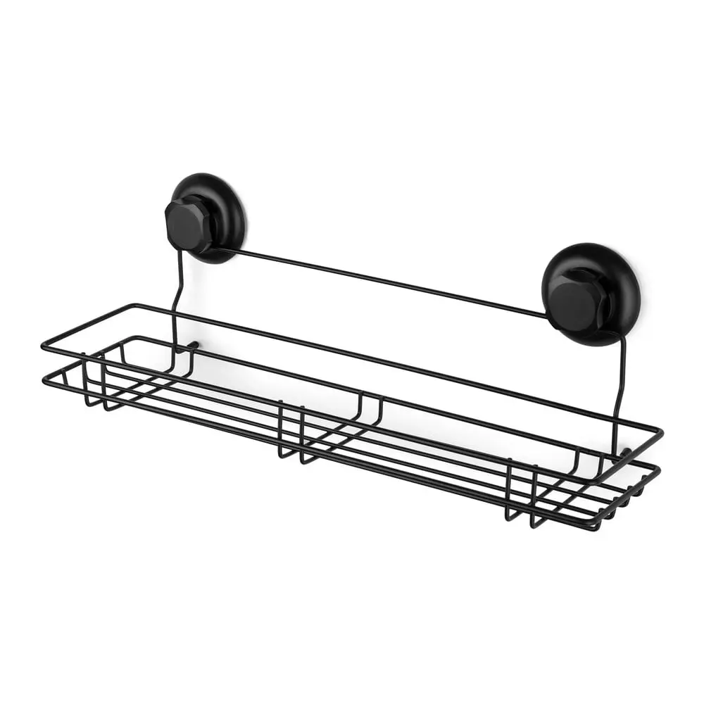 Compactor Bestlock - Polička drátěná 46x14x16 cm, černá RAN9787
