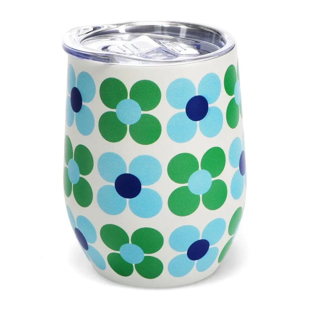 Cestovní hrnek 350 ml Blue and green Daisy – Rex London