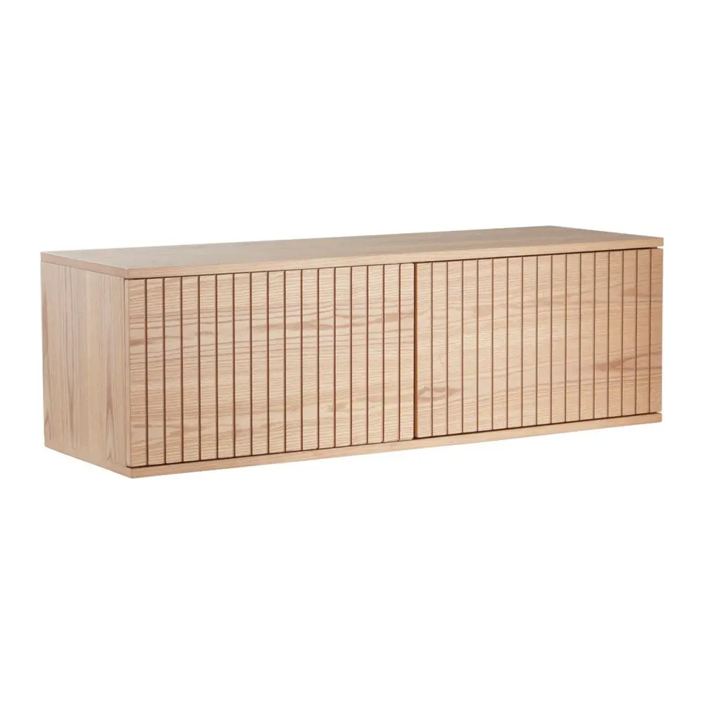 TV stolek v dekoru jasanu v přírodní barvě 120x38x40 cm Sandviken – Jotex
