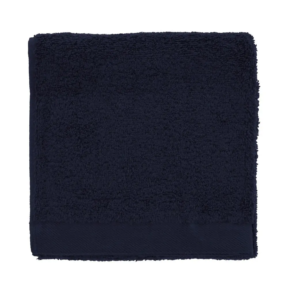Tmavě modrý froté bavlněný ručník 40x60 cm Comfort – Södahl
