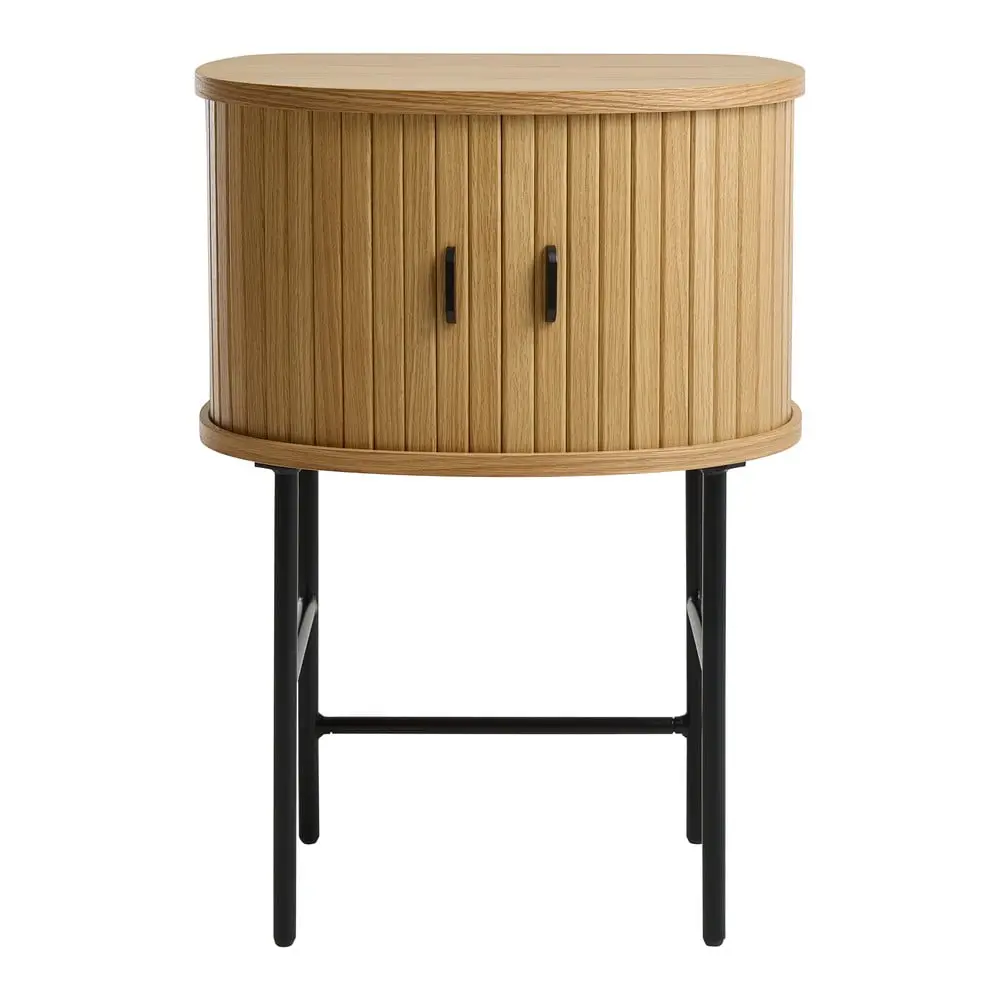 Černý noční stolek Nola – Unique Furniture
