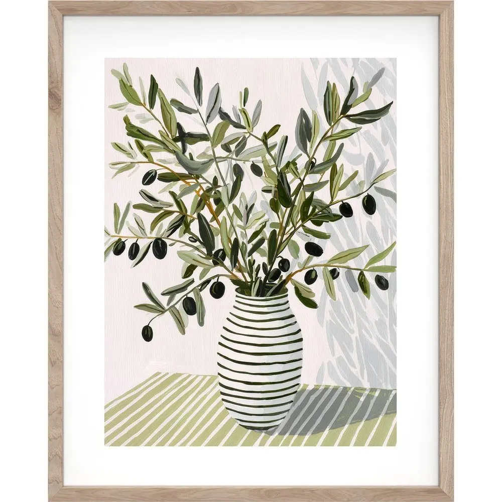 Tištěný obraz s rámem 40x50 cm Olive Bunch II – Styler