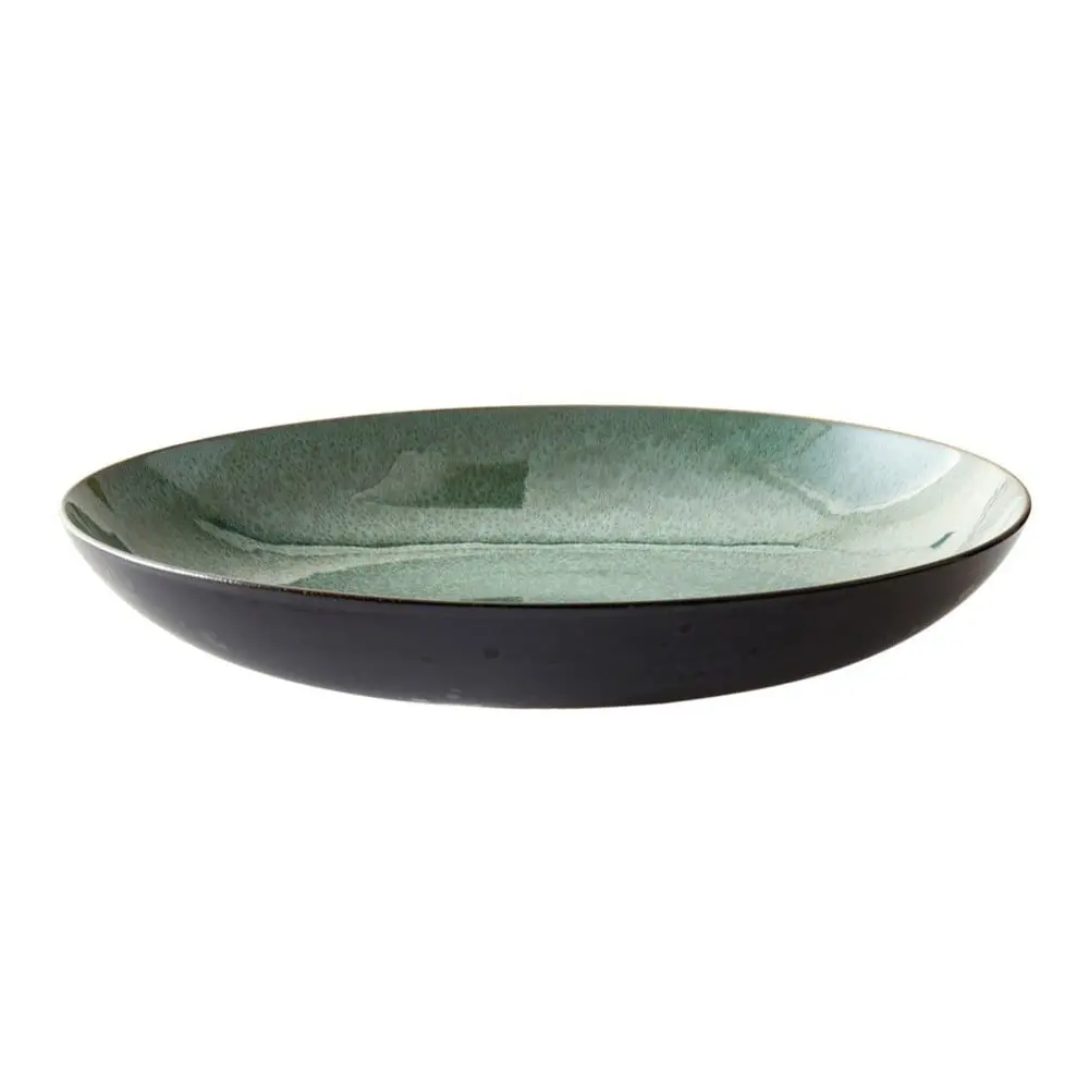 Zelená/černá mísa z kameniny ø 40 cm Gastro Black/Green – Bitz
