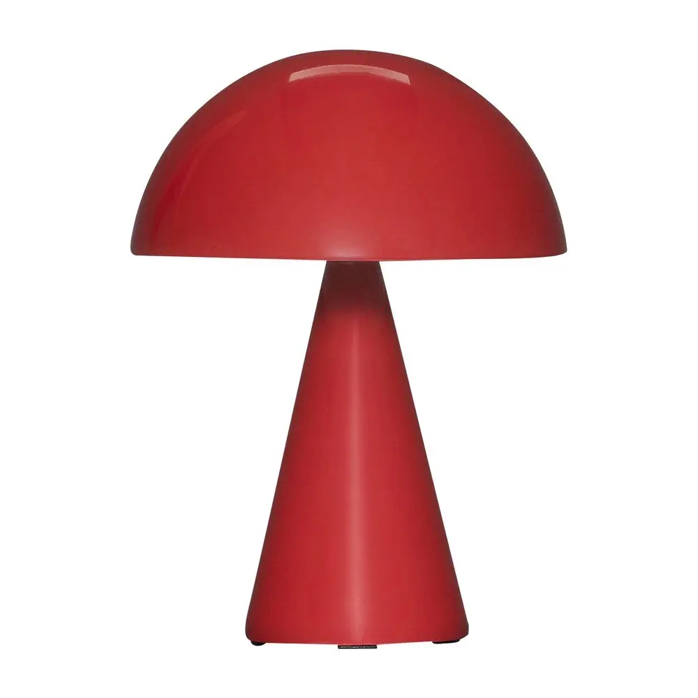 Červená LED stmívatelná stolní lampa (výška 20 cm) Mush – Hübsch