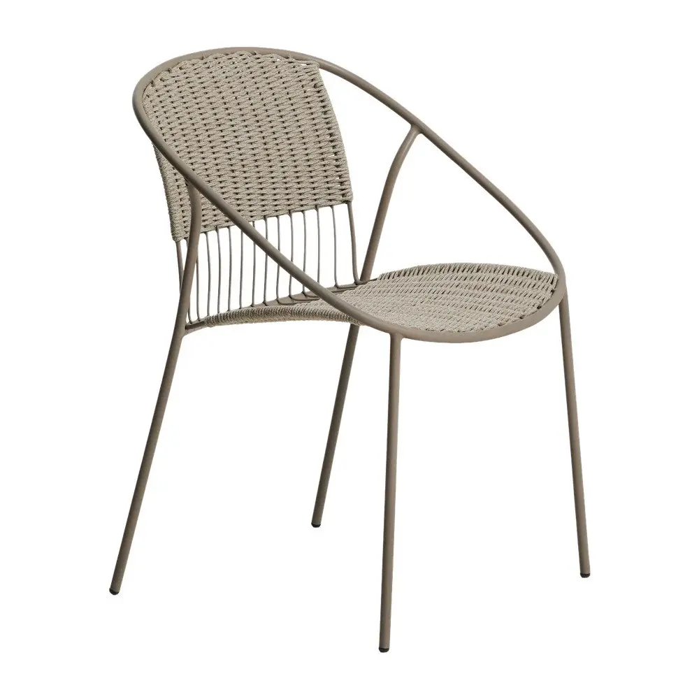 Taupe zahradní židle Atrani – Kave Home