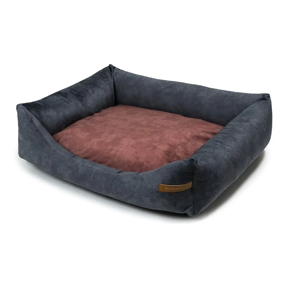 Modro-tmavě šedý pelíšek pro psa 55x65 cm SoftBED Eco S – Rexproduct