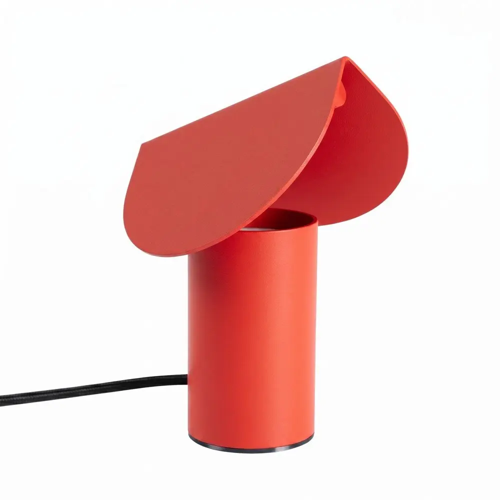 Červená hliníková LED stolní lampa (výška 15 cm) BISCUIT – Thoro