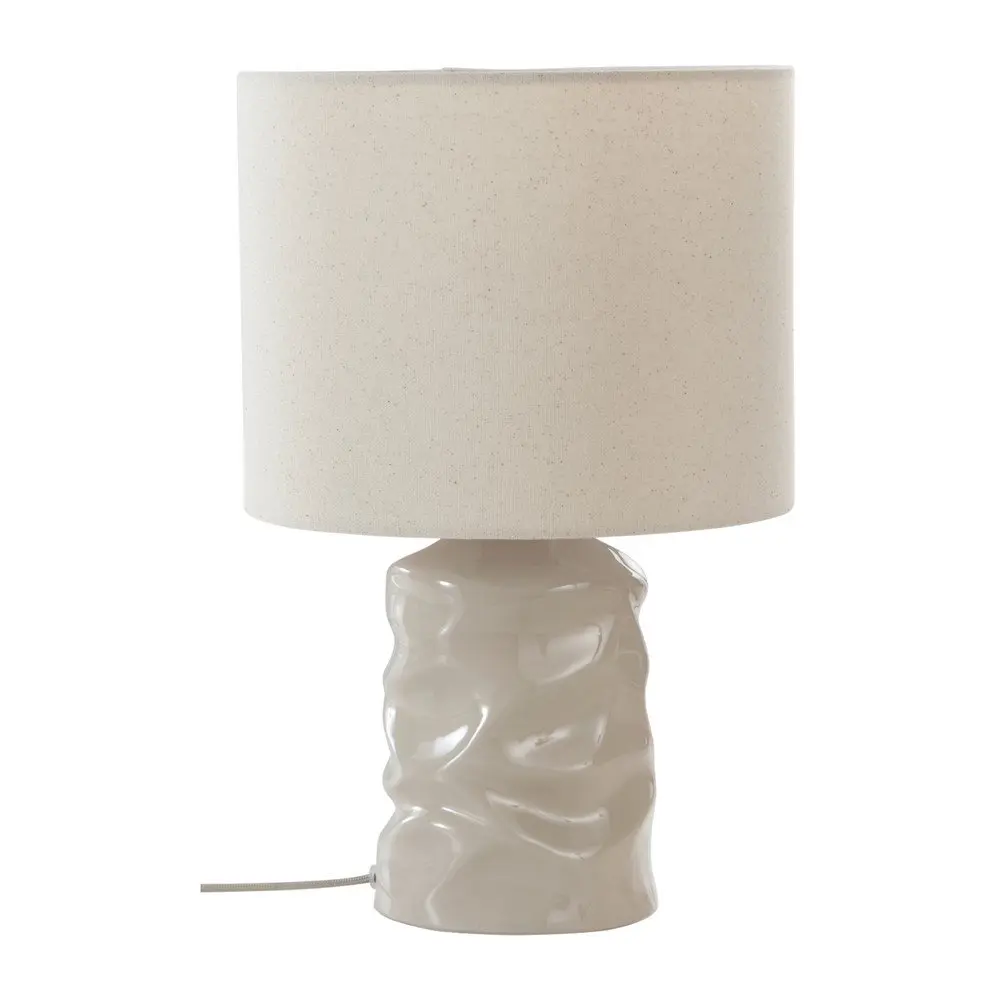 Šedá keramická stolní lampa (výška 40 cm) Milera – Jotex