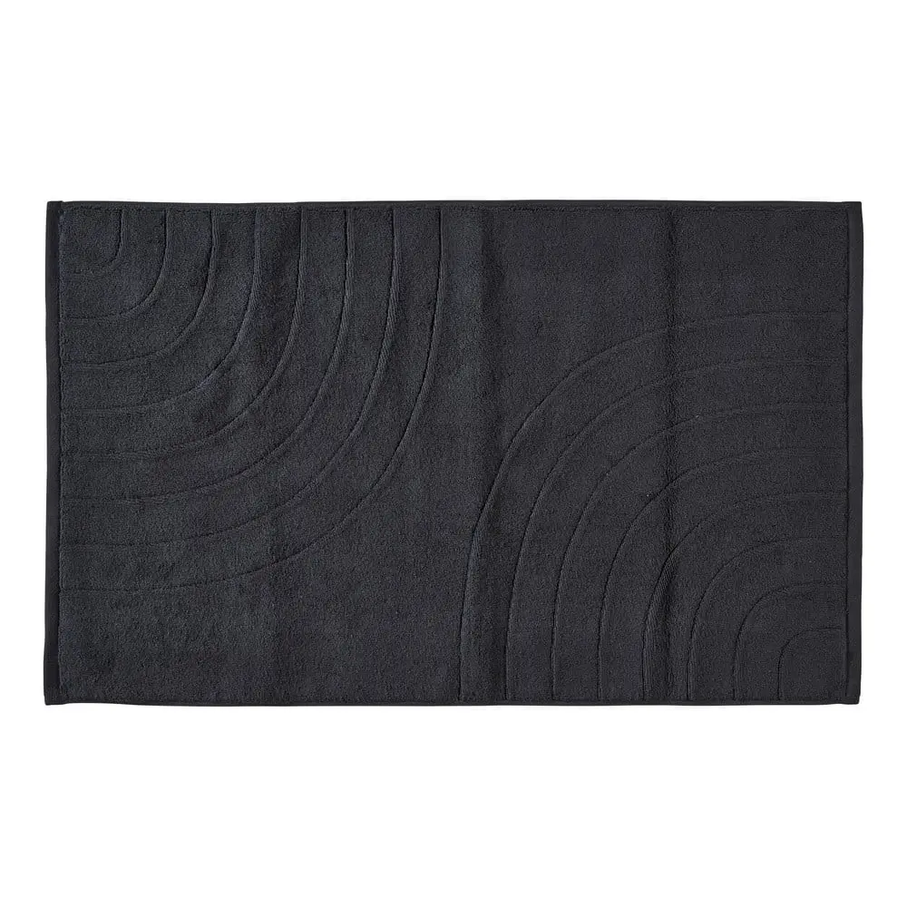 Černá koupelnová předložka 50x80 cm Time – Zone