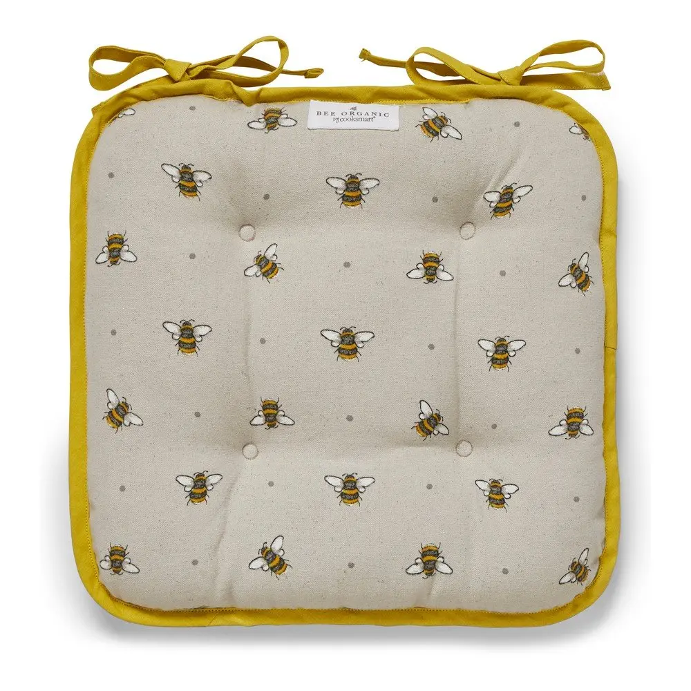 Béžovo-žlutý bavlněný podsedák Cooksmart ® Bumble Bees