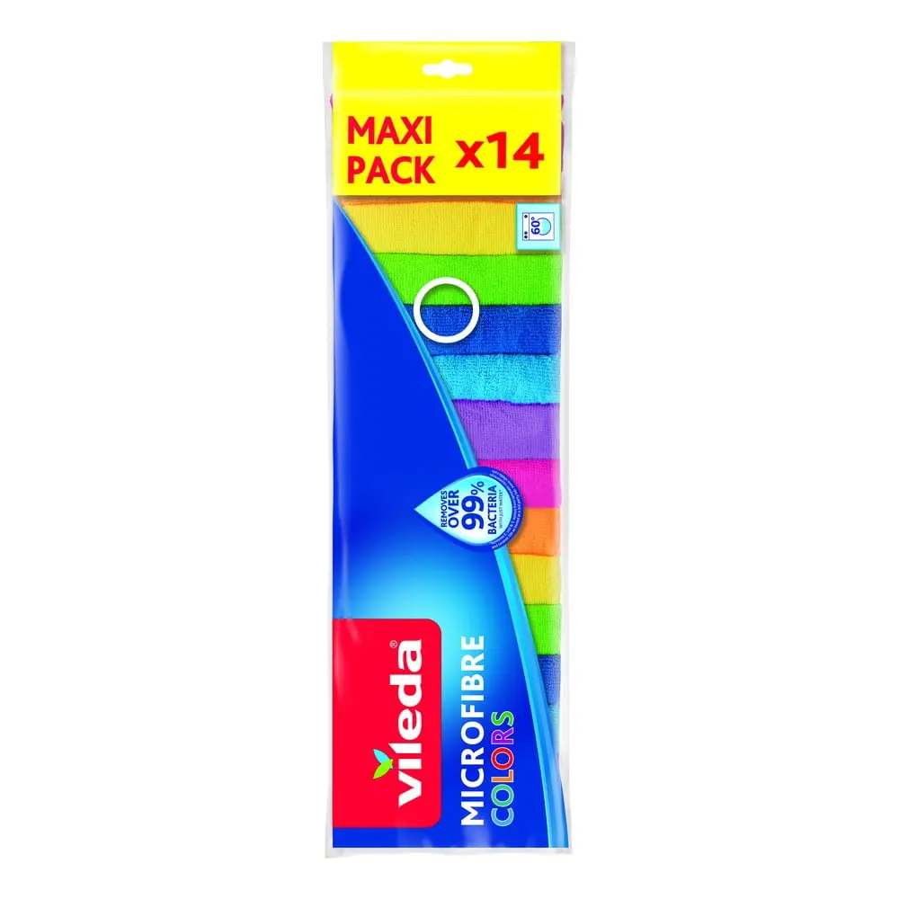 Vileda Univerzální mikrohadříky Colors 14 ks