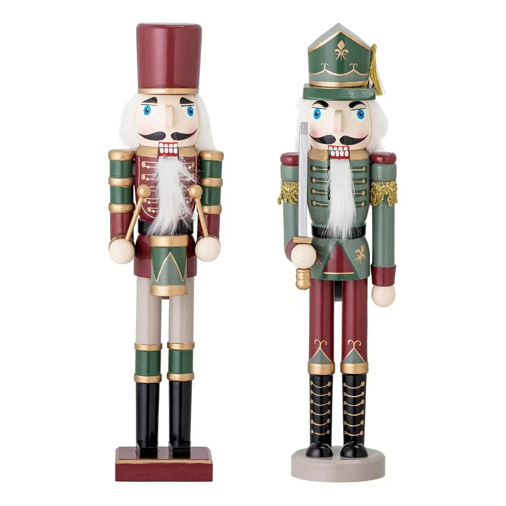 Dřevěné vánoční figurky v sadě 2 ks (výška 38 cm) Darren – Bloomingville