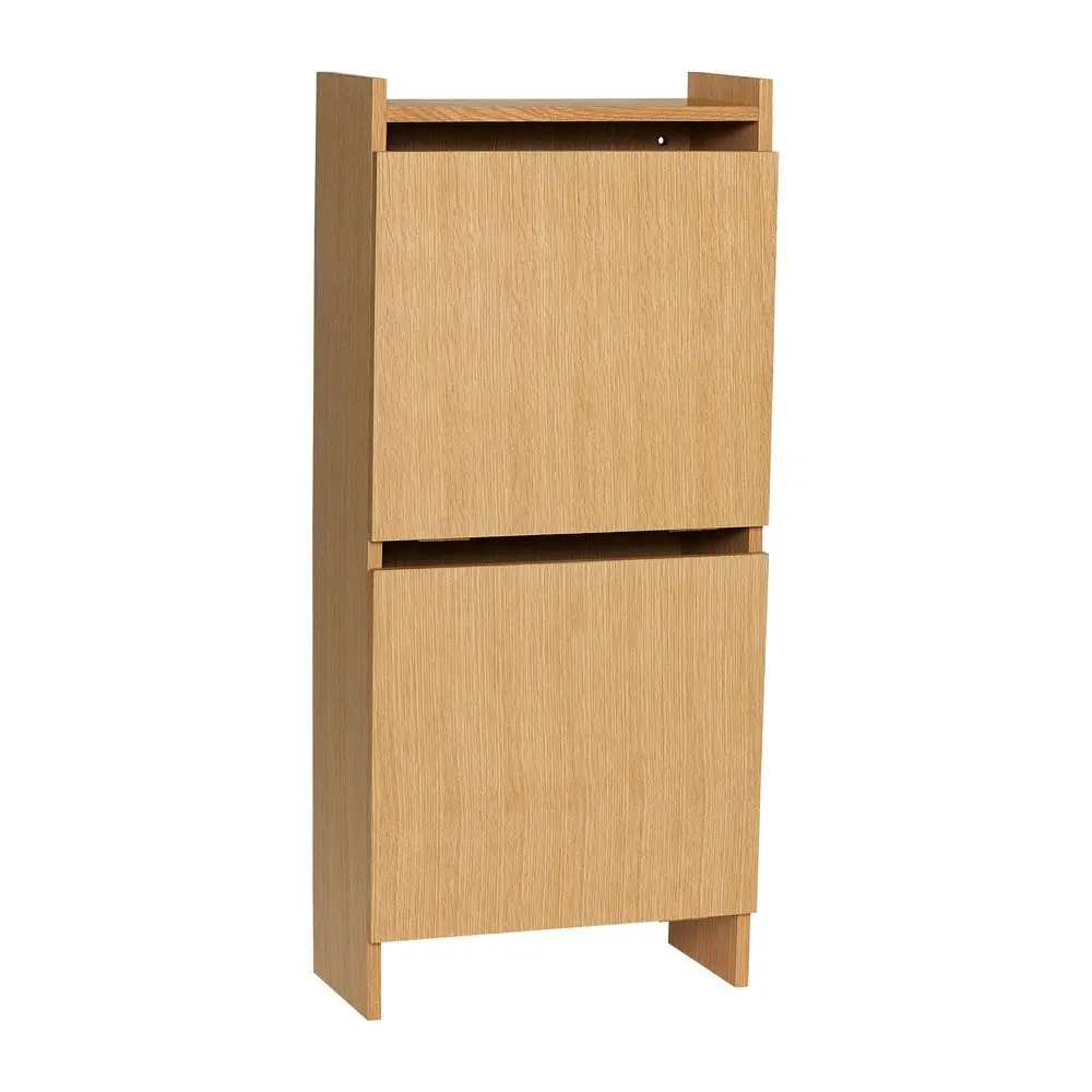 Výklopný botník v dekoru dubu v přírodní barvě 50x110x24 cm Forma – Hübsch