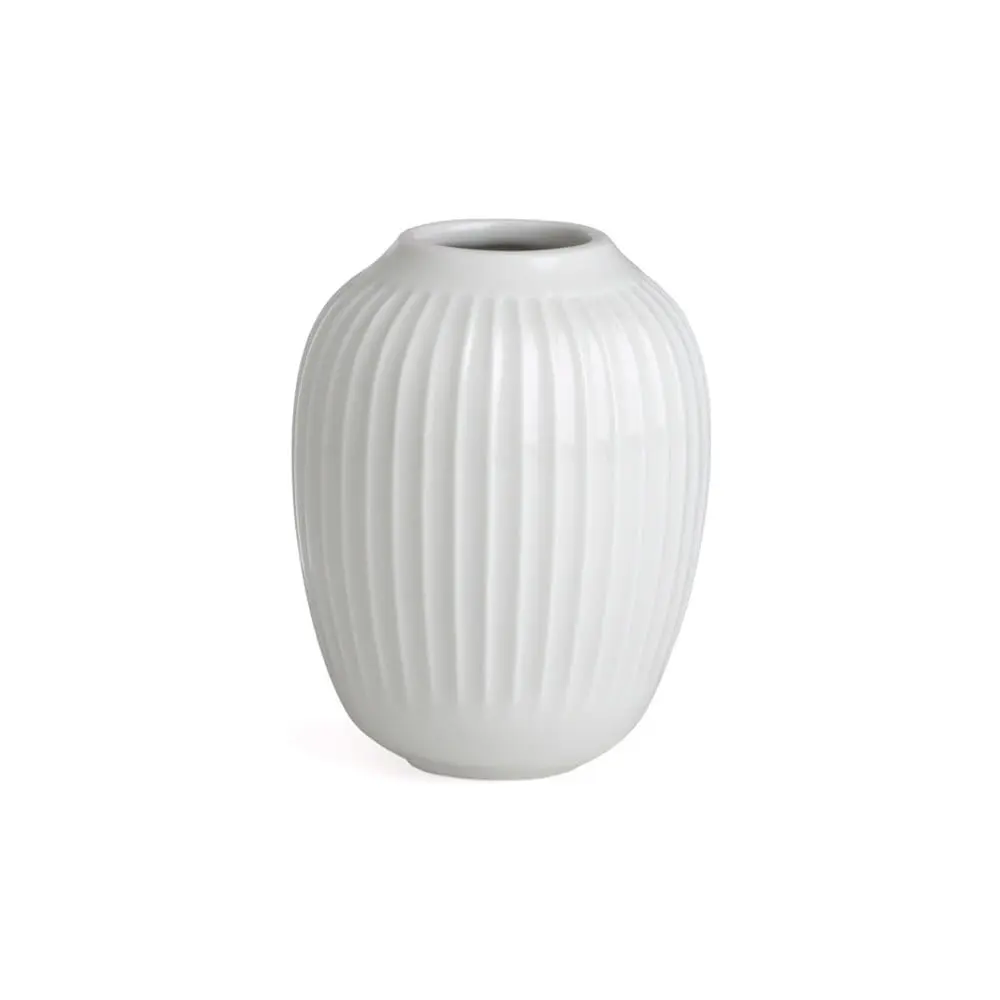 Bílá kameninová váza Kähler Design Hammershoi, ⌀ 20 cm