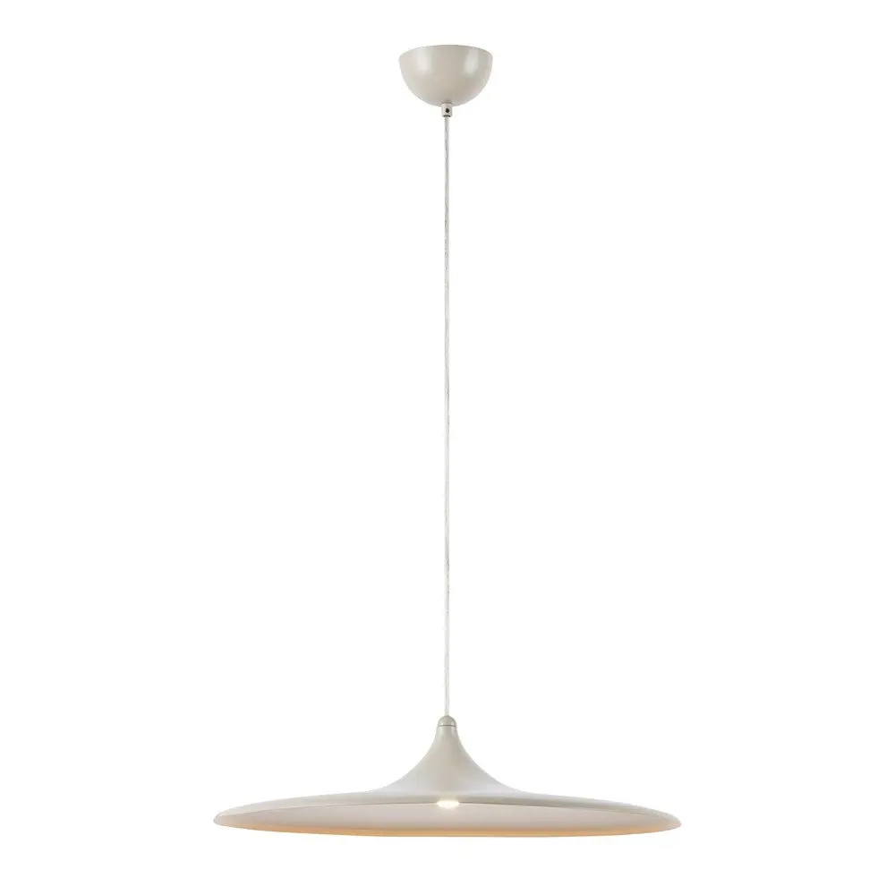 Béžové kovové LED stmívatelné závěsné svítidlo ø57x13 cm Beam – Markslöjd