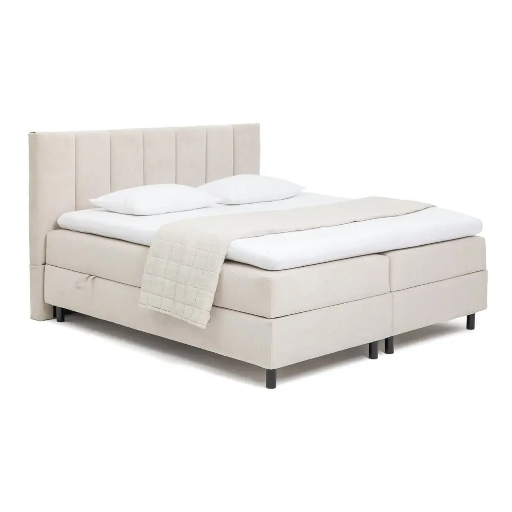 Modrá boxspring postel s úložným prostorem 160x200 cm Elva Bold – Bonami Selection