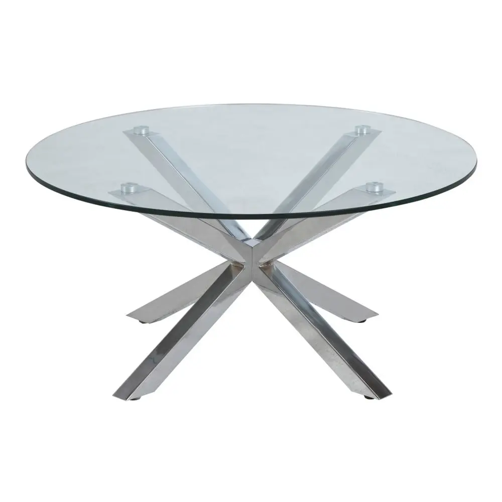 Kulatý konferenční stolek ve stříbrné barvě ø 82 cm Heaven - Actona