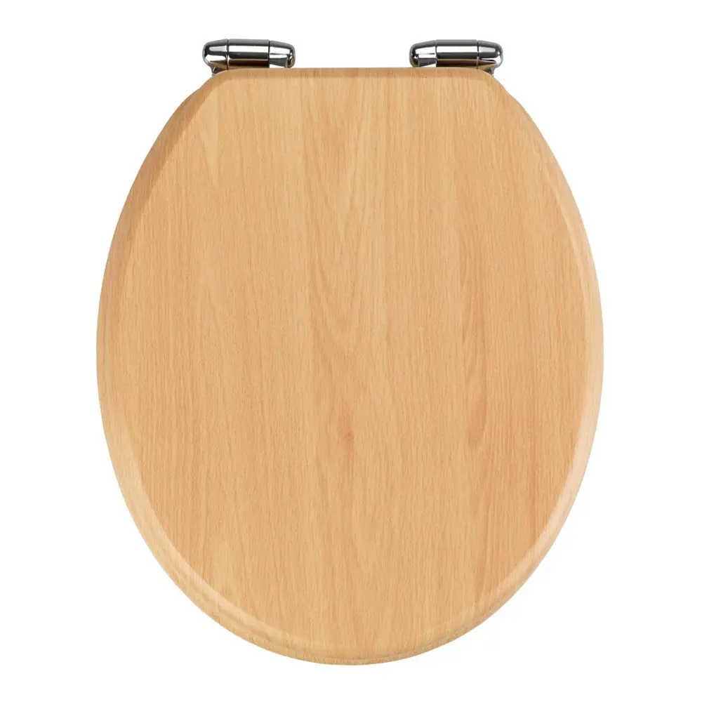 WC sedátko a snadným zavíráním Wenko Beech Nature, 43 x 37 cm
