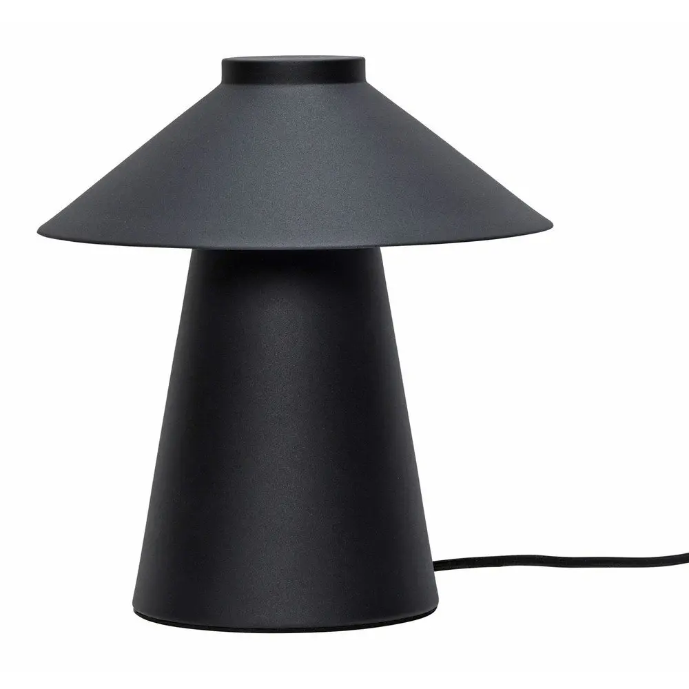 Černá kovová stolní lampa Chipper - Hübsch