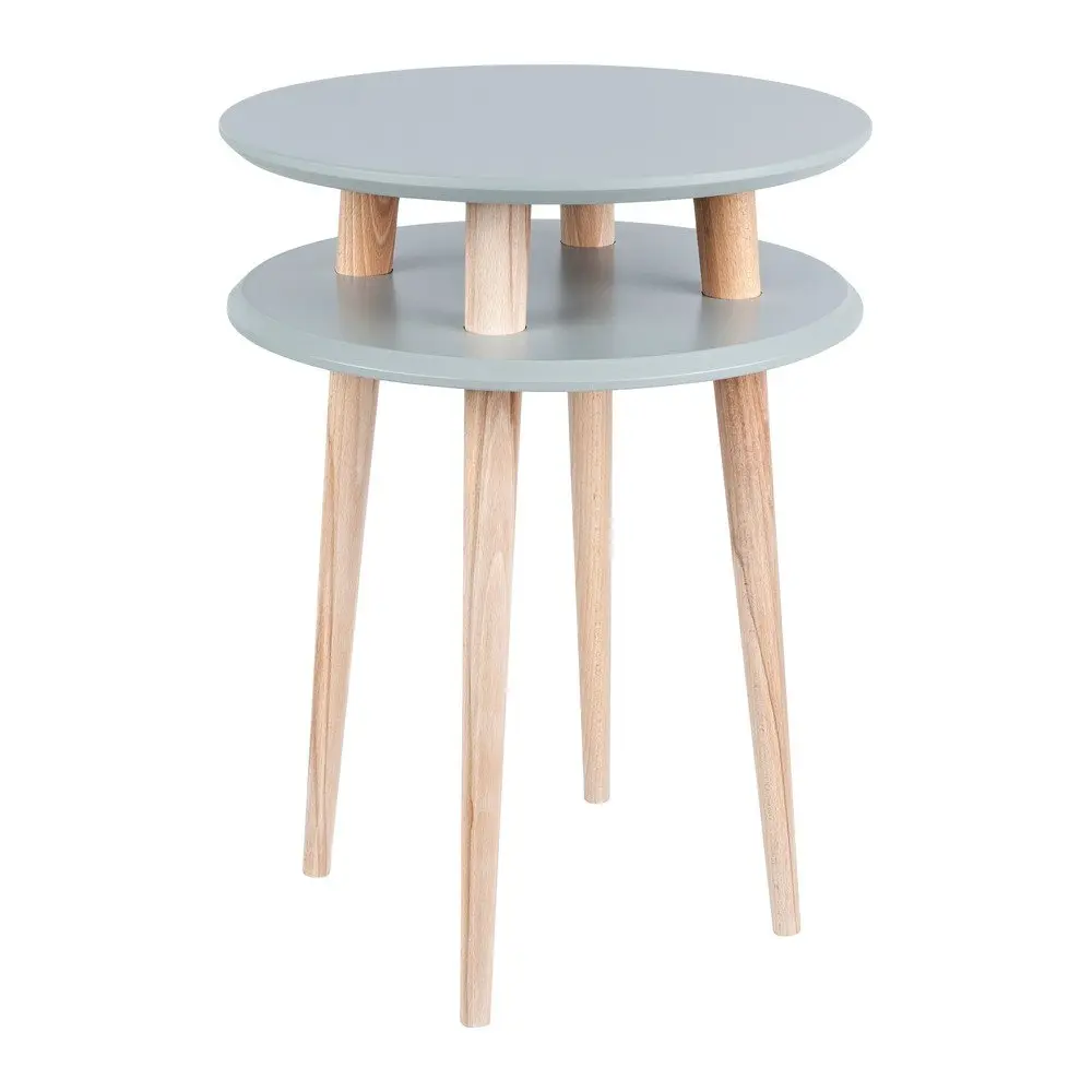 Tmavě šedý odkládací stolek Ragaba UFO, Ø 45 cm
