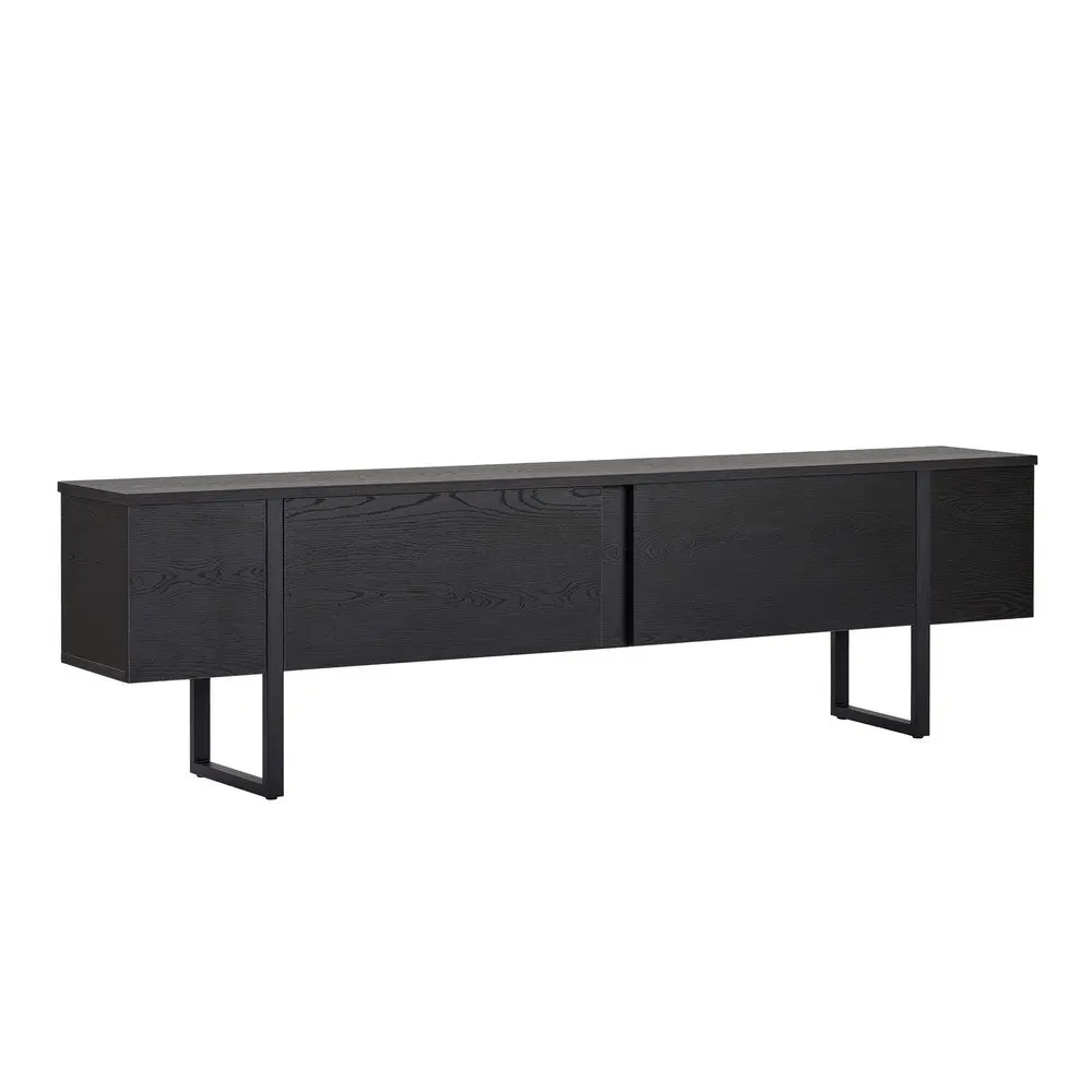 Černý TV stolek 180x50x30 cm Onera – Kalune Design