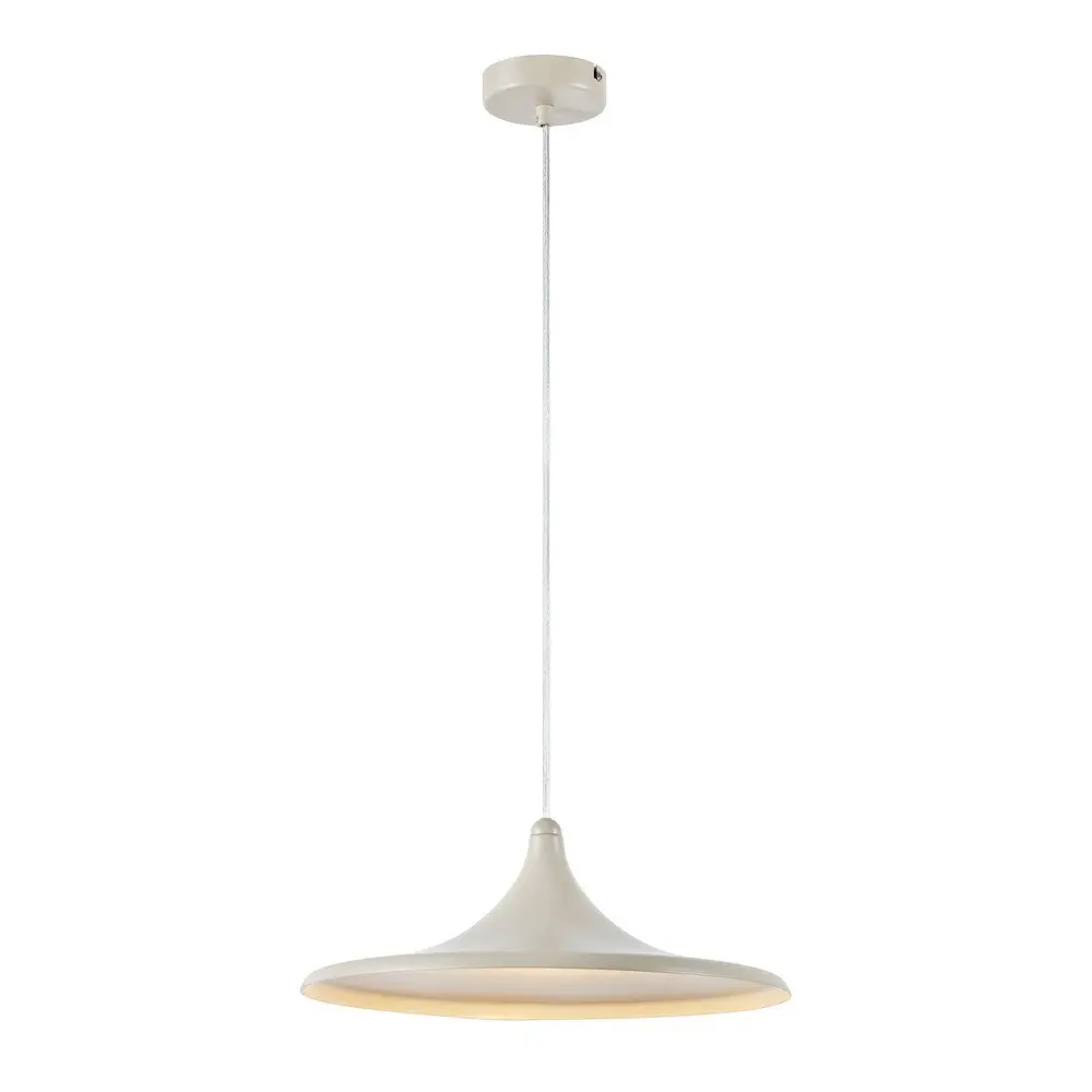 Béžové kovové LED stmívatelné závěsné svítidlo ø37x13 cm Beam – Markslöjd