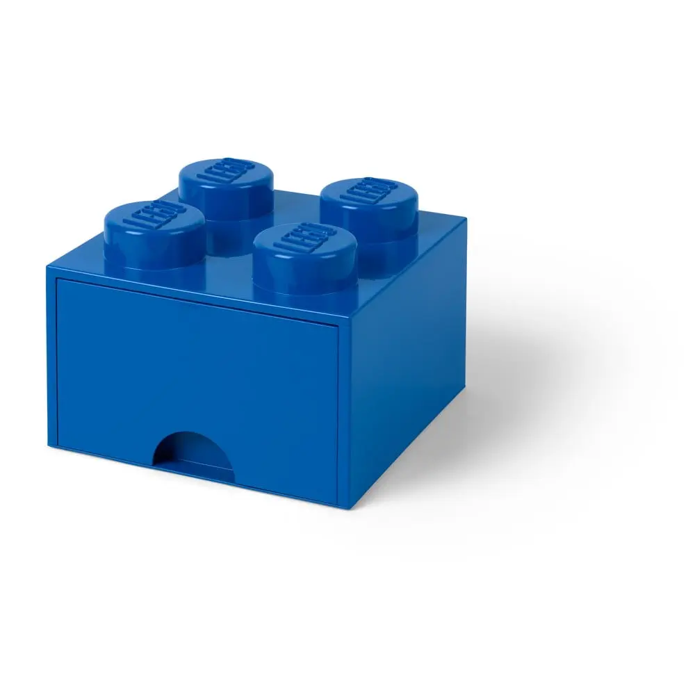 LEGO® úložný box 4 s šuplíkem - Modrá
