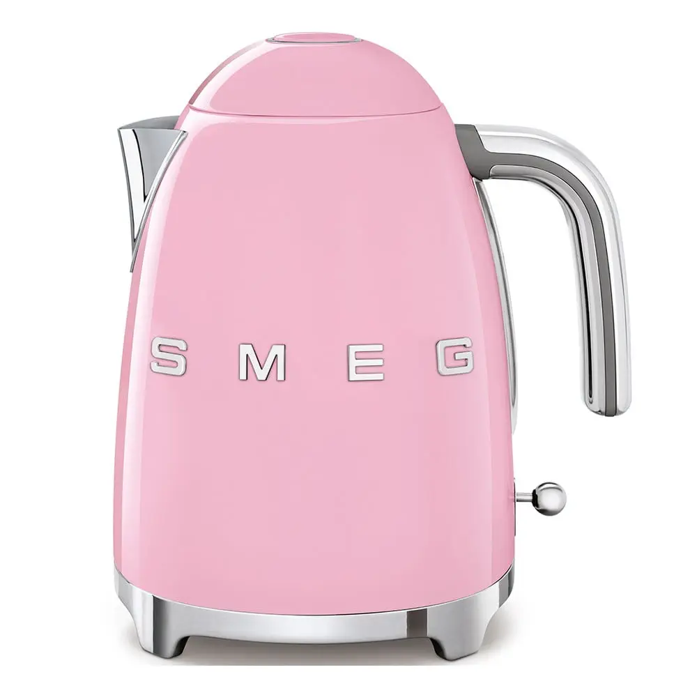 Smeg KLF03PKEU rychlovarná konvice, 1, 7 l (7 šálků), 2400 W, styl 50. let, růžová