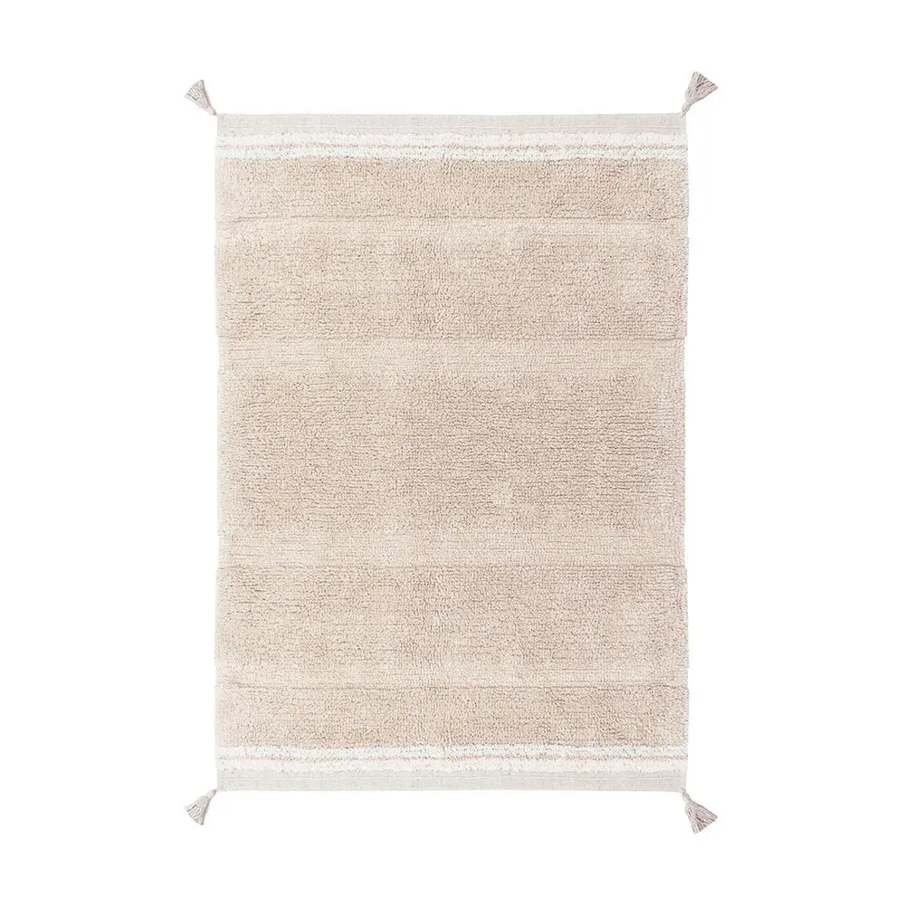 Světle růžový pratelný ručně tkaný bavlněný koberec 140x200 cm Bloom Rose – Lorena Canals