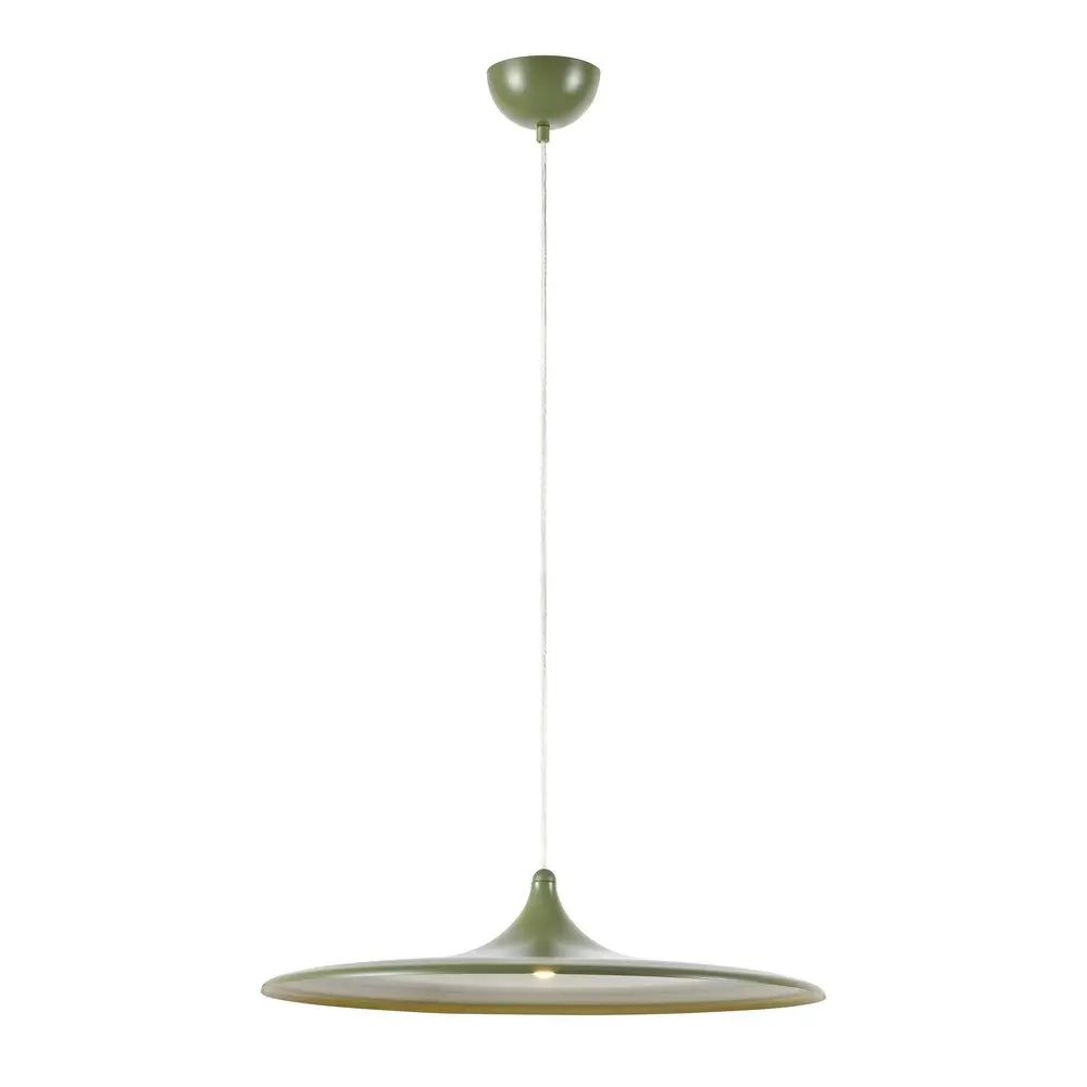Zelené kovové LED stmívatelné závěsné svítidlo ø57x13 cm Beam – Markslöjd