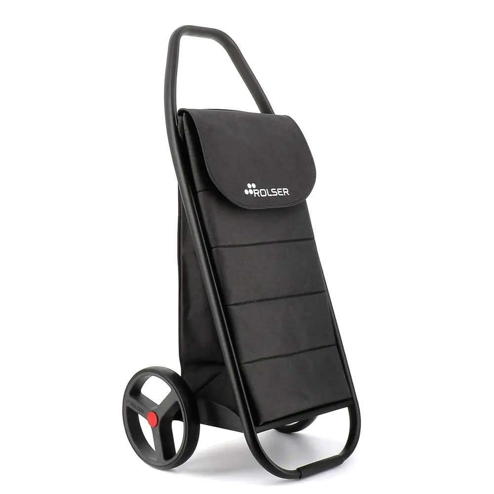 Nákupní taška na kolečkách 53 l Com Tweed Polar Black Tube – Rolser