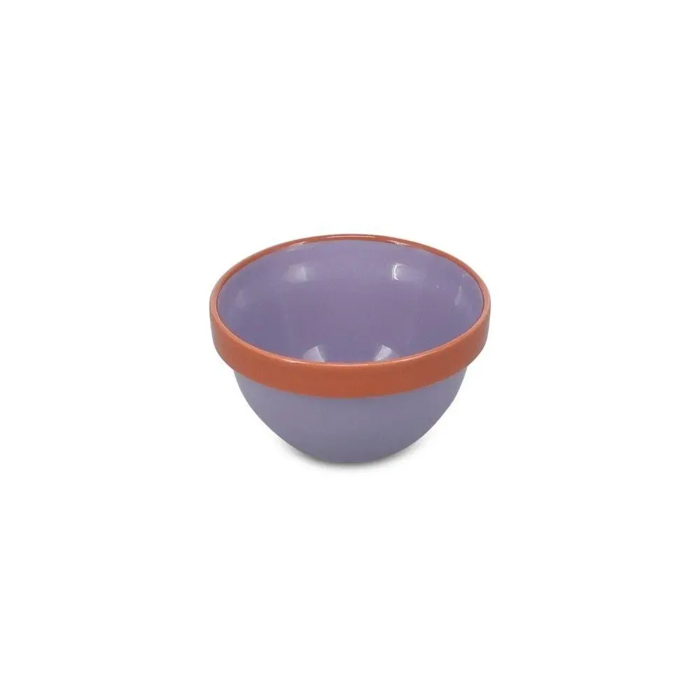 Oranžová/fialová miska z kameniny 170 ml Duo – ONA