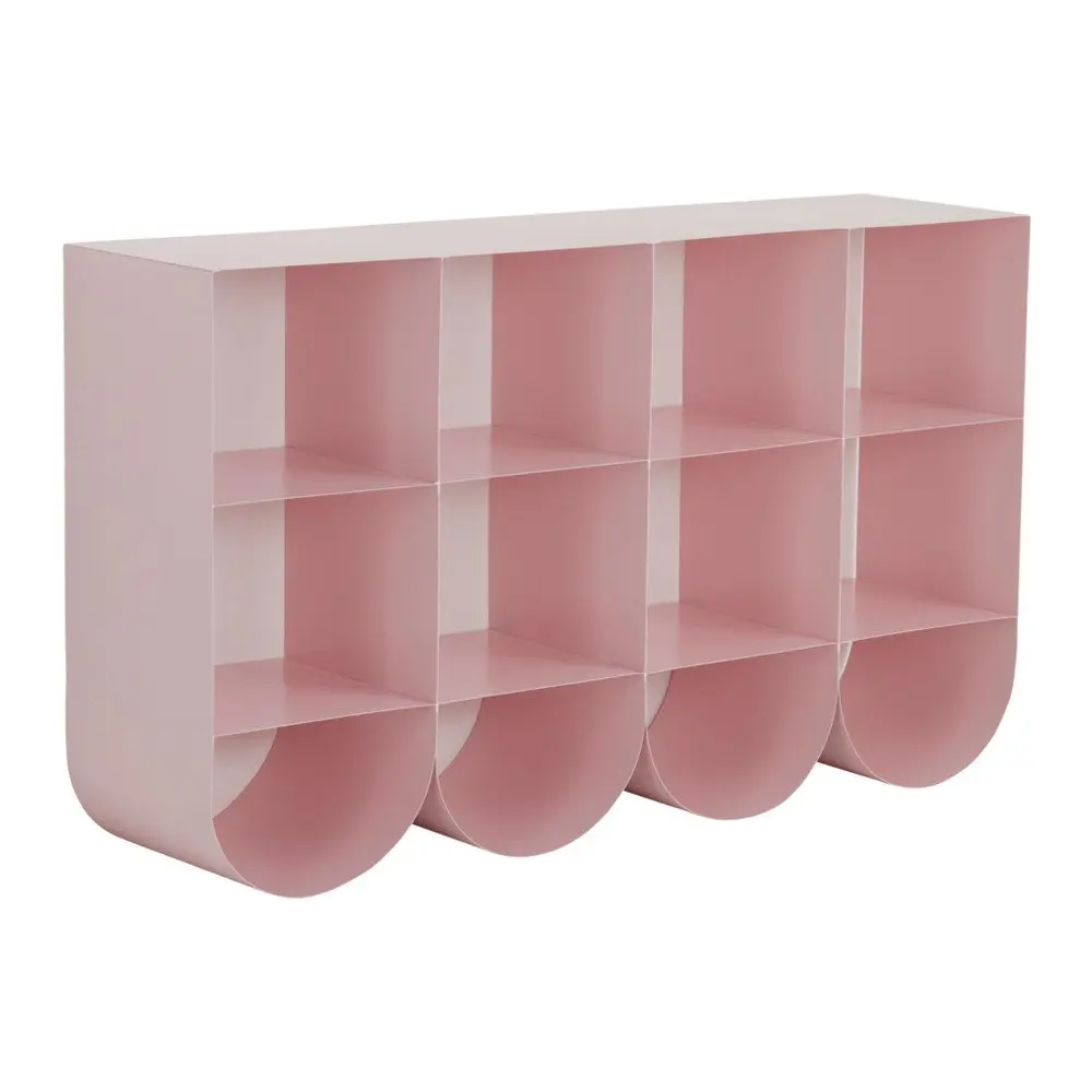 Růžový ocelový závěsný stojan na boty 120x70x30 cm Waway – Jotex