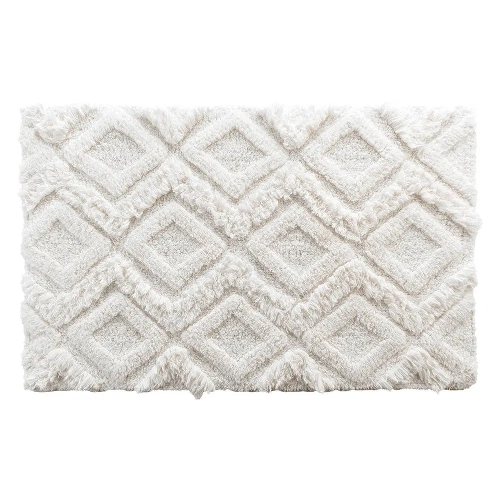 Bílá koupelnová předložka 50x80 cm Ikatis – douceur d'intérieur