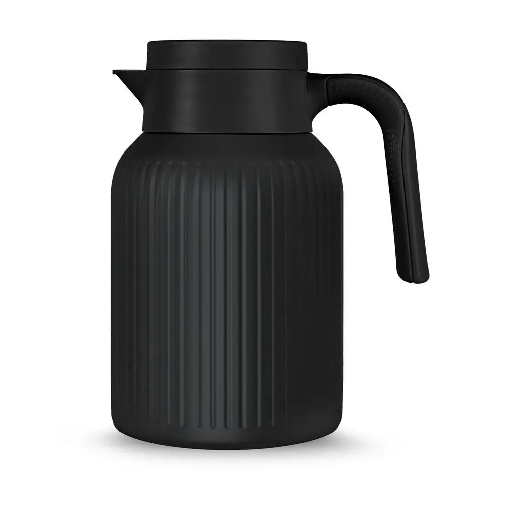 Černá termoska z nerezové oceli 1,5 l Trine – Sagaform