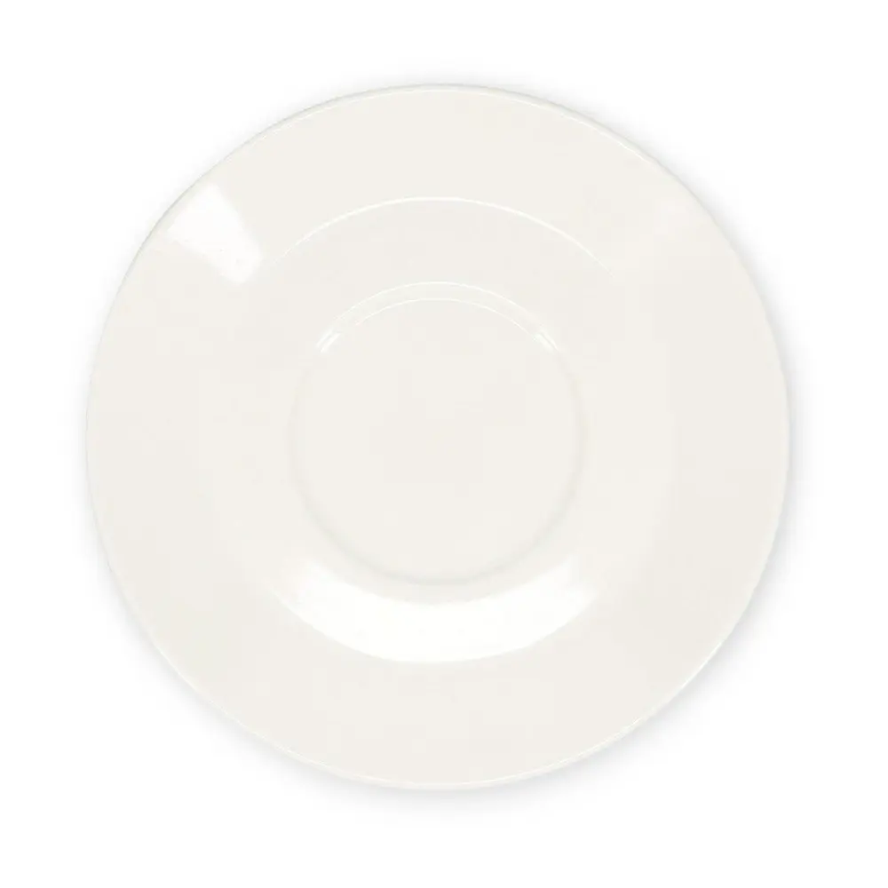 Bílý porcelánový podšálek ø 16,5 cm Barista – BonBistro
