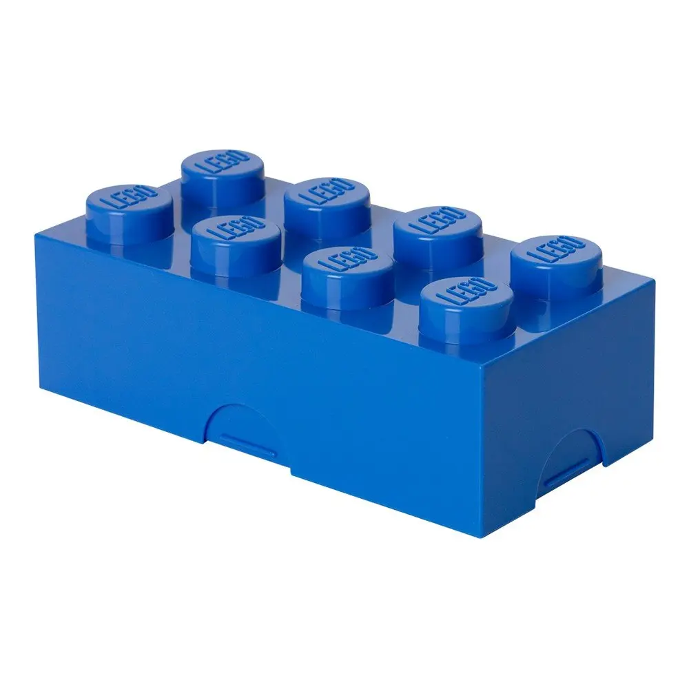 Modrý plastový dětský úložný box 20x10x7 cm – LEGO®